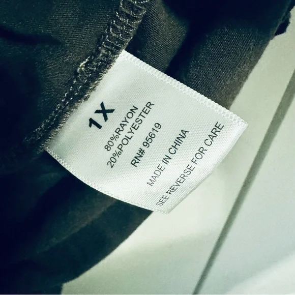 Olive Green Peplum Top with Bell Sleeves - Picture 4 of 6